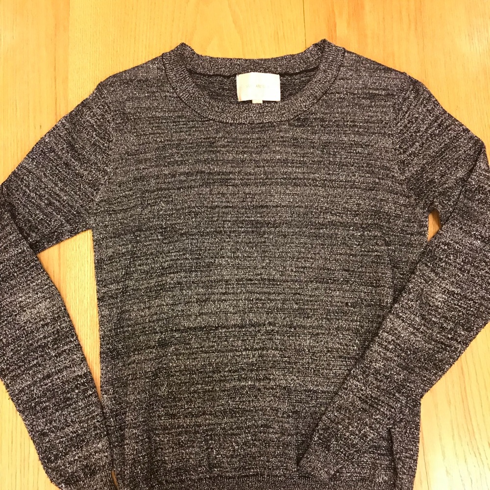 Sparkle metallic Andie sweater holiday ready